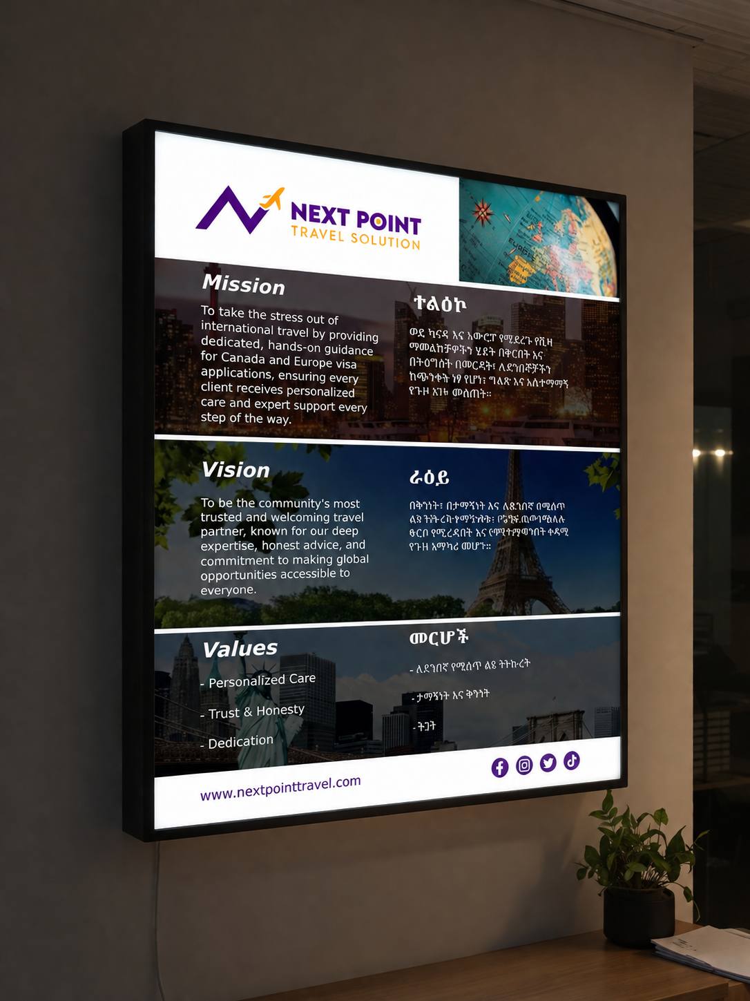 Next Point Travel office and team